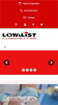 Mobile Screenshot of loyalistgymnastics.ca
